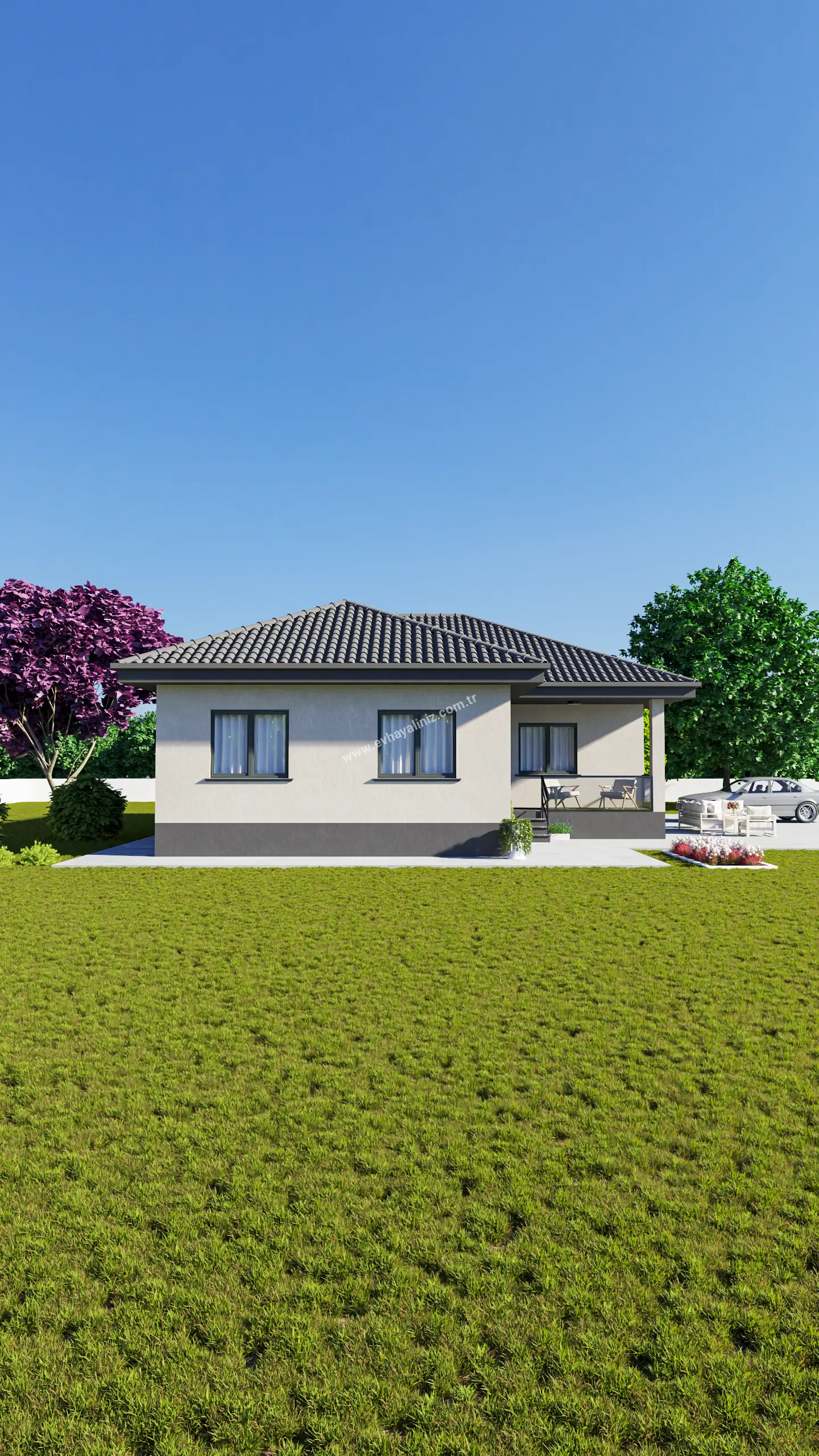 3+1 Müstakil Ev Planı